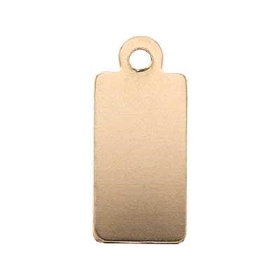 Gold-Filled Medium Rectangle Tag Blank