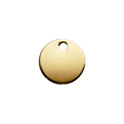 Gold-Filled 6mm Circle Charms
