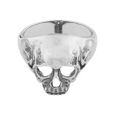 Sterling Silver Skull Ring Size 8