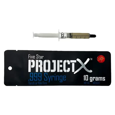 10 Gram Syringe 999 Project X Silver Clay