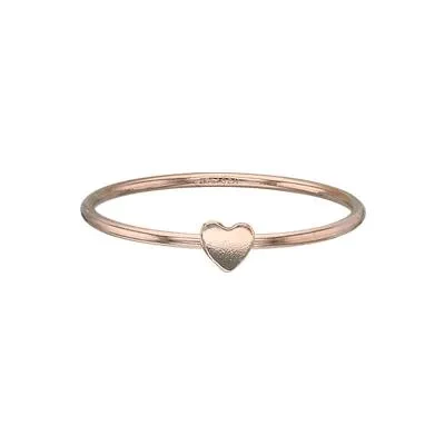 Rose Gold-Filled Heart Ring Size 7