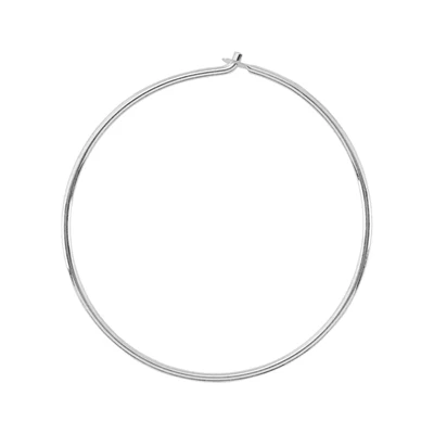 Sterling Silver 30mm Wire Hoops