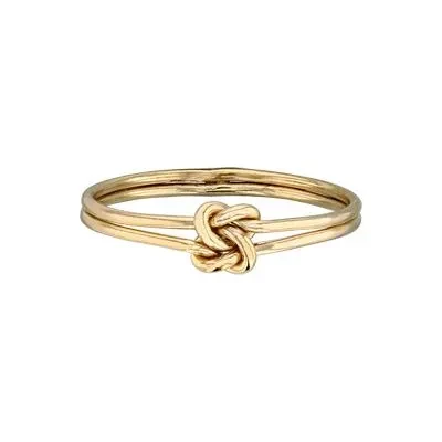 Gold-Filled Double Knot Ring Size 7