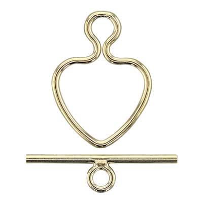 Gold-Filled Heart Toggle
