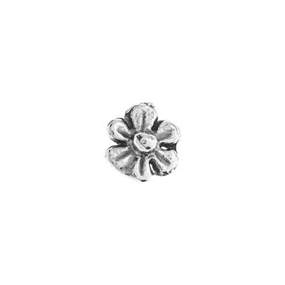 Sterling Silver Oxidized Tiny Daisy Solder Ornament