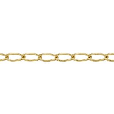 Gold-Filled 1.6mm Open Curb Chain Footage
