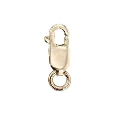Lobster Claw, 14k Gold Filled Clasp for Permanent Jewelry, 9x5mm, YG