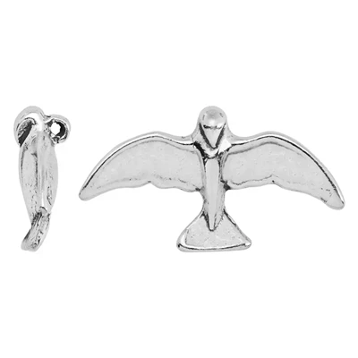 Sterling Silver Flying Bird Fetish Bead