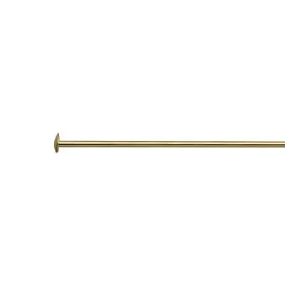 Gold-Filled 1.5 inch 26 gauge Headpin