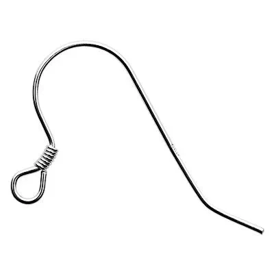 Sterling Silver Coil Earwire