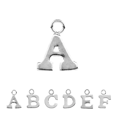 Sterling Silver Initial Letter Disc Charm Alphabet Charm Gold Initial Disc  Stamping Blank Initial Pendant -  Israel