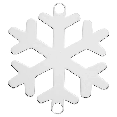 Sterling Silver Snowflake Link