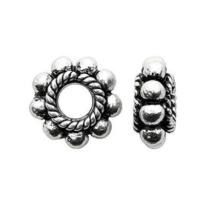 Sterling Silver Small Granular Spacer Bead