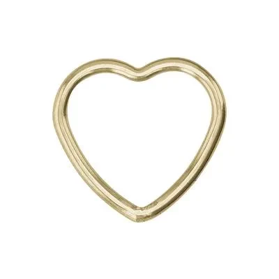 Gold-Filled Small Wire Heart Link