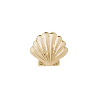 14 Karat Gold Shell Solder Ornament