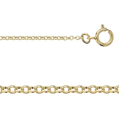 Gold-Filled 18 inch 1.3mm Tiny Rollo Chain