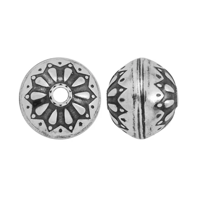 Sterling Silver Small Southwest Pattern Bead