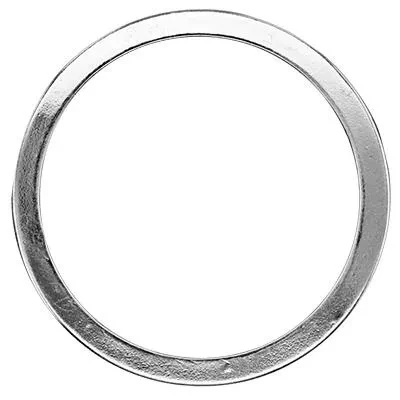 Sterling Silver 25mm Flat Circle Washer Link