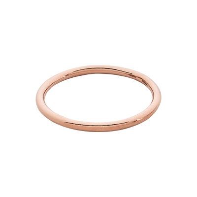 Rose Gold-Filled Thick Wire Ring Size 7