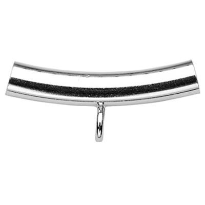 Sterling Silver Curved Tube Bail