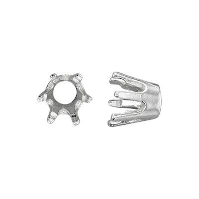 Sterling Silver 4mm Prong Setting Head