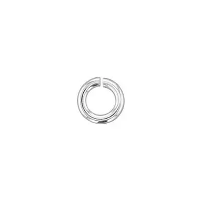 Sterling Silver 4mm Hard Snap Jump Ring