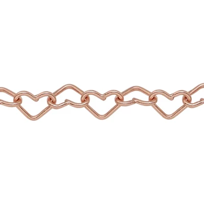 Rose Gold-Filled Heart Chain Footage