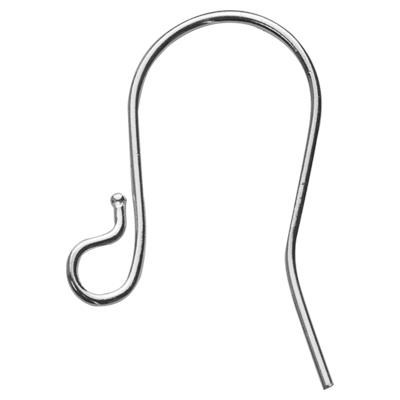 Sterling Silver Ball End Shaped Earwire