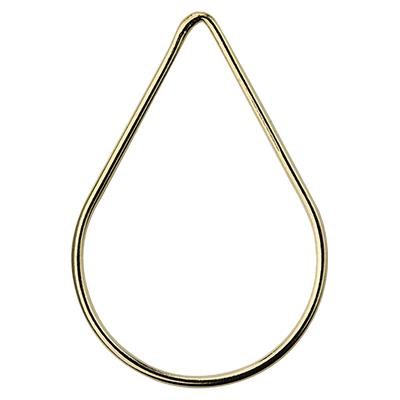Gold-Filled Wire Teardrop Link