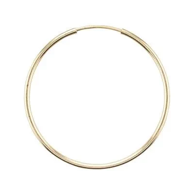Gold-Filled 30mm Endless Hoop Earrings