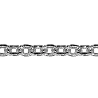 Sterling Silver 2.3mm Cable Chain Footage