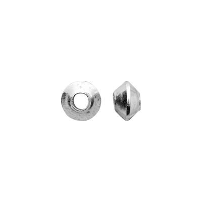 Sterling Silver Stunted Bicone Bead