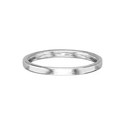 Sterling Silver 2mm Ring Band Size 7