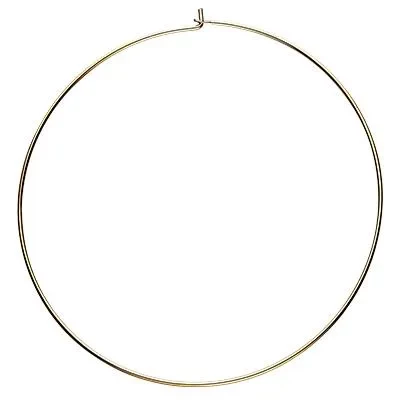 Gold-Filled 50mm Wire Beading Hoops