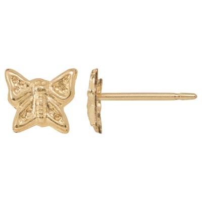 Gold-Filled Butterfly Post Earring