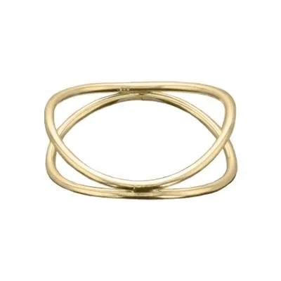 Gold-Filled Ribbon Ring Size 8