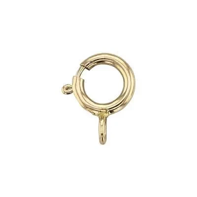 Gold-Filled 5.5mm Spring Ring Clasp Closed Ring