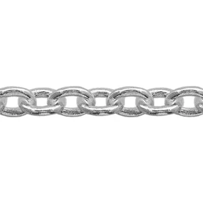 Sterling Silver 3.2mm Cable Chain Footage