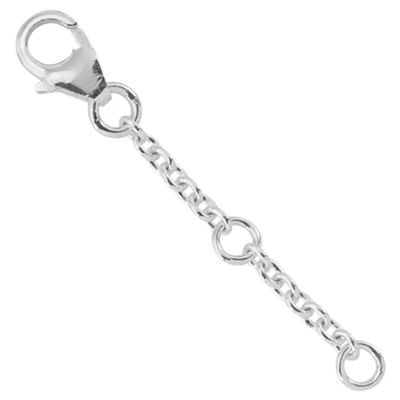 Sterling Silver Chain Extender with Lobster Clasp