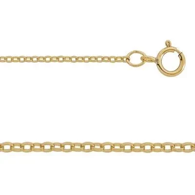 Gold-Filled 18 inch 1mm Tiny Rolo Chain