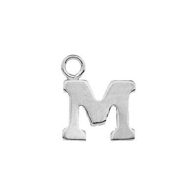 Sterling Silver Letter M Charm