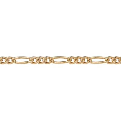 Gold-Filled 1.3mm Figaro Chain Footage