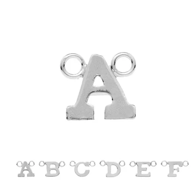 114 A-Z 4.5mm Sterling Silver Alphabet Letter Beads retailer