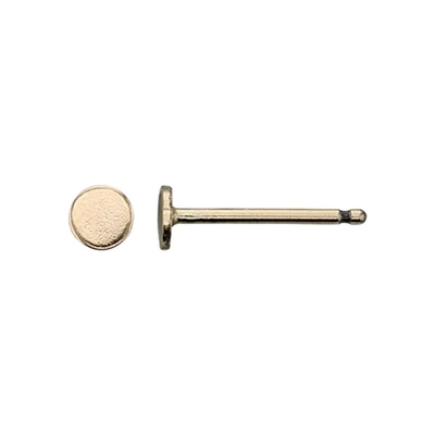 Gold-Filled Tiny Dot Circle Post Earrings