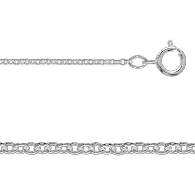 Sterling Silver 24 inch 1.3mm Cable Chain