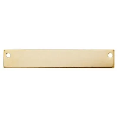 Gold-Filled 24 gauge Bar Necklace Pendant Blanks