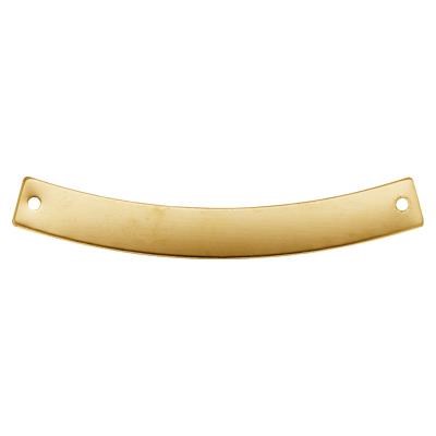 Gold-Filled Curved Bar Link
