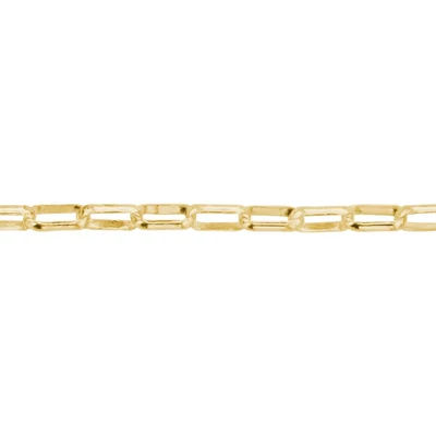 Gold-Filled 1.3mm Drawn Box Link Chain Footage