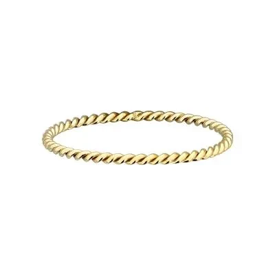 Gold-Filled Twisted Ring Size 8