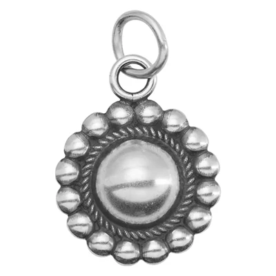Sterling Silver Concho Charm